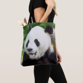 Tote Bag Panda géant mangeant du bambou (De près)