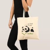 Tote Bag Panda mode veille - Bear Art Cute Lazy (Devant (produit))