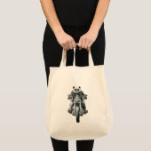 Tote Bag Panda motard (Devant (produit))