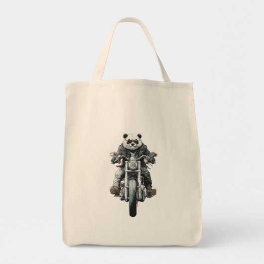 Tote Bag Panda motard (Devant)