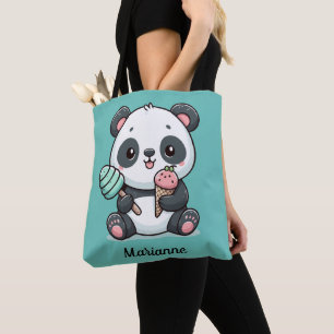 Tote Bag Panda personnalisé fourre-tout