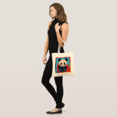 Tote Bag Panda pop art (Devant (modèle))