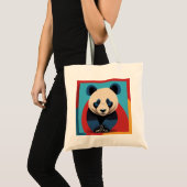 Tote Bag Panda pop art (Devant (produit))
