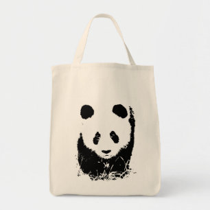 Tote Bag Panda Pop Art