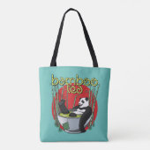 Tote Bag Panda pour boire du thé en bambou (Dos)