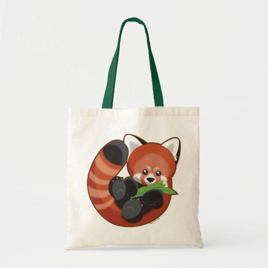 Tote Bag Panda rouge (Devant)
