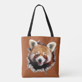 Tote Bag Panda roux (Dos)