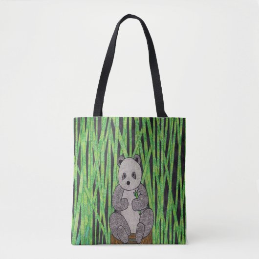 Tote Bag Panda (simple) - Total (Devant)