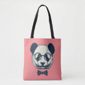 Tote Bag Panda Stripes (Devant)