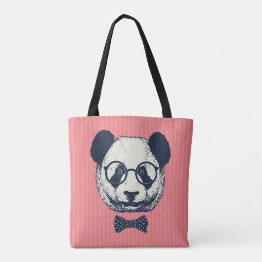 Tote Bag Panda Stripes (Dos)
