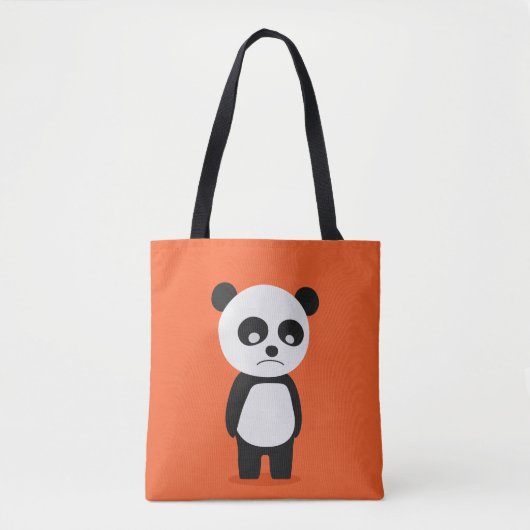 Tote Bag Panda triste (Devant)