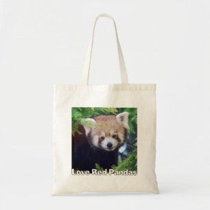 Tote Bag Pandas rouges d'amour
