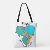 Tote Bag Pangea Continents Câlinant Multicolore (Dos)
