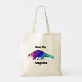 Tote Bag Pangoline en voie de disparition (Dos)