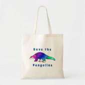 Tote Bag Pangoline en voie de disparition (Devant)