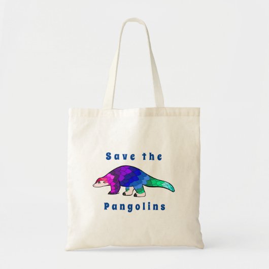 Tote Bag Pangoline en voie de disparition (Devant)