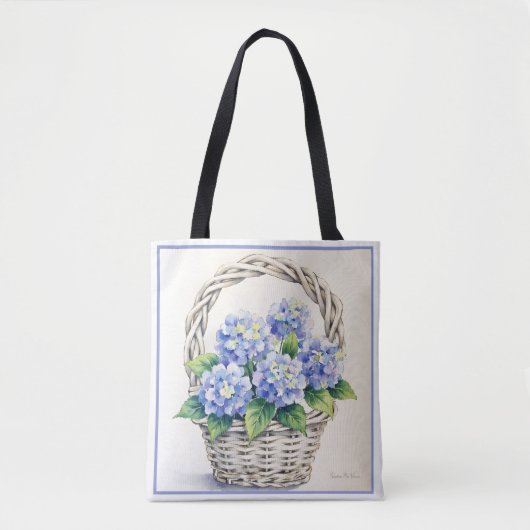 Tote Bag Panier de Fleurs (Devant)