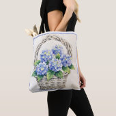Tote Bag Panier de Fleurs (De près)