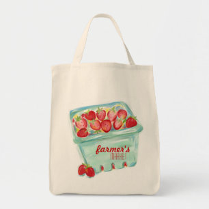 Tote Bag Panier de fraises Fourre-tout