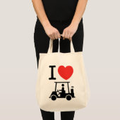 Tote Bag Panier de golf I Heart (Love) (Devant (produit))