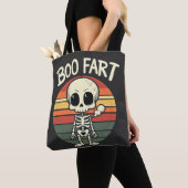 Tote Bag Panier Funny Éffrayant Pastel Ghost Goth Retro (De près)