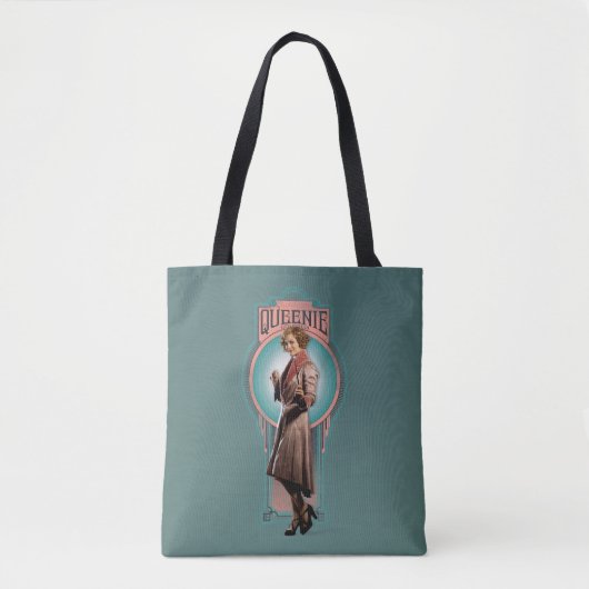 Tote Bag Panneau Art déco QUEENIE GOLDSTEIN™ (Devant)