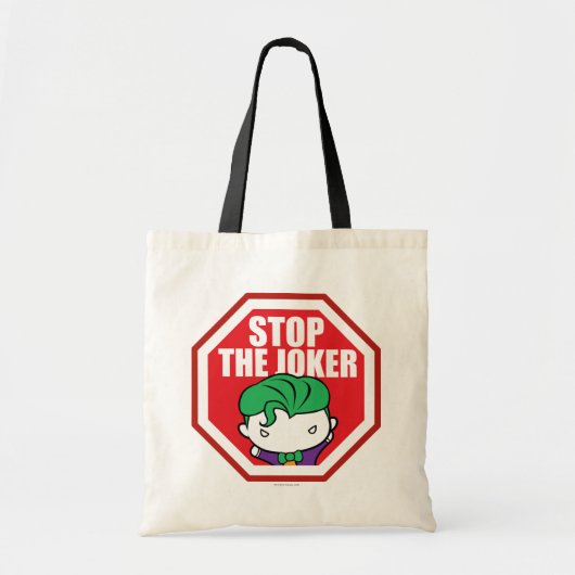 Tote Bag Panneau Chibi "Stop The Joker" (Devant)