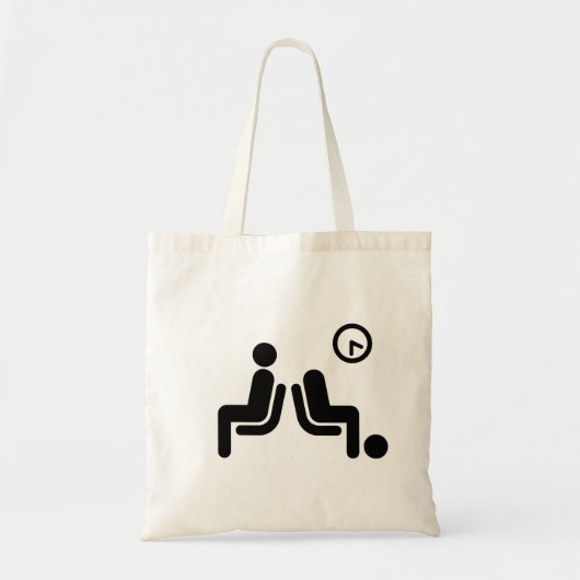 Tote Bag Panneau d'attente long (Devant)