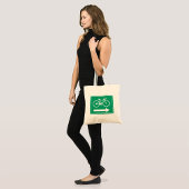 Tote Bag Panneau de direction flèche droite voie cyclable v