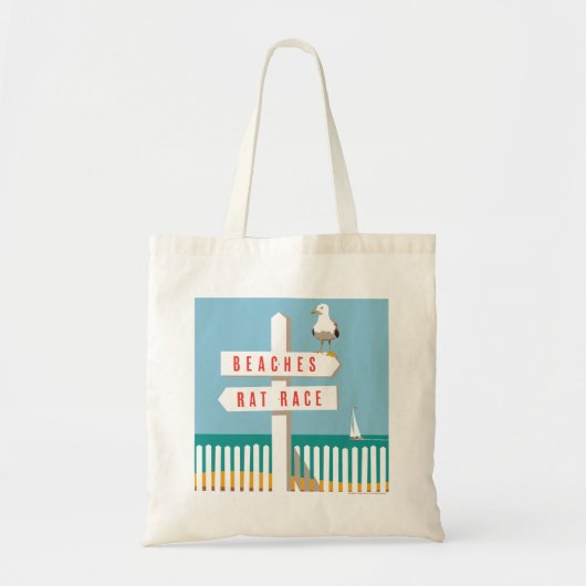 Tote Bag Panneau de plage (Devant)