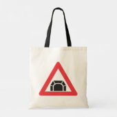 Tote Bag Panneau de signalisation de tunnel Symbole de la c (Dos)