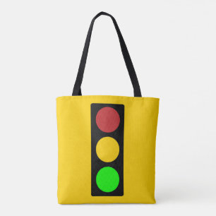 Tote Bag Panneau de signalisation routière avant la route d