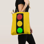 Tote Bag Panneau de signalisation routière avant la route d (De près)