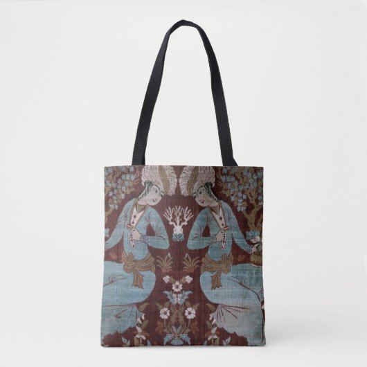 Tote Bag Panneau de style d'Isphahan, Persan, XVIIème (Devant)