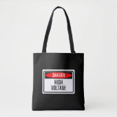 Tote Bag Panneau haute tension danger (Devant)