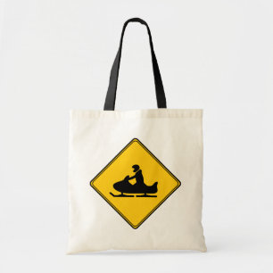 Tote Bag Panneau routier - Motoneige