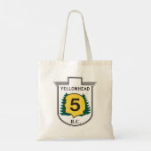 Tote Bag Panneau routier Yellowhead (Dos)