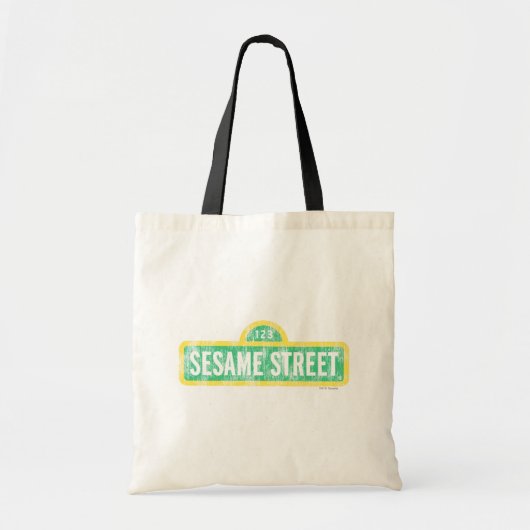 Tote Bag Panneau Rue Sésame (Devant)