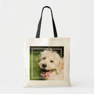 Tote Bag Panneaux de coquelicot de Goldendoodle
