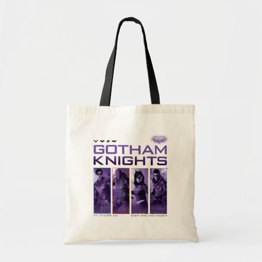 Tote Bag Panneaux de héros Gotham Knights (Devant)