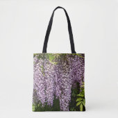 Tote Bag Pansement de la glycine violette florale (Devant)