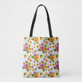 Tote Bag Pansies (Devant)