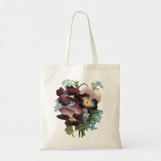 Tote Bag Pansy Bouquet (Devant)