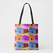 Tote Bag Pansy Collage (Devant)