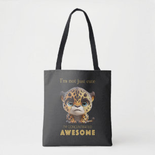 Tote Bag Panther concentré Awesome mignon adorable drôle
