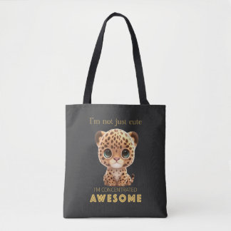 Tote Bag Panther concentré Awesome mignon adorable drôle