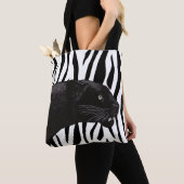 Tote Bag Panther noire par Toshi Yoshida (De près)