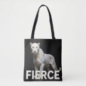 Tote Bag Panthère blanche de luxe mode (Devant)