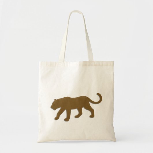 Tote Bag Panthère de Floride marron (Devant)