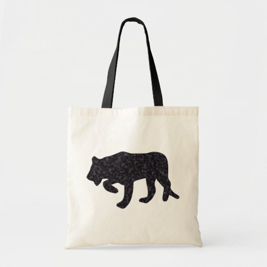 Tote Bag Panthère noire (Devant)